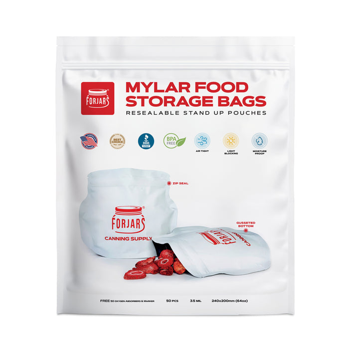 Forjars® 50 count 64oz Mylar Bags