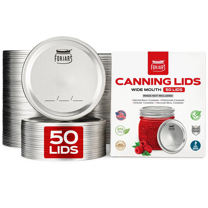 wide mouth canning lids and rings