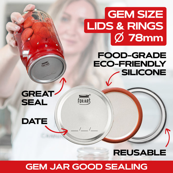 forjars gem canning lids