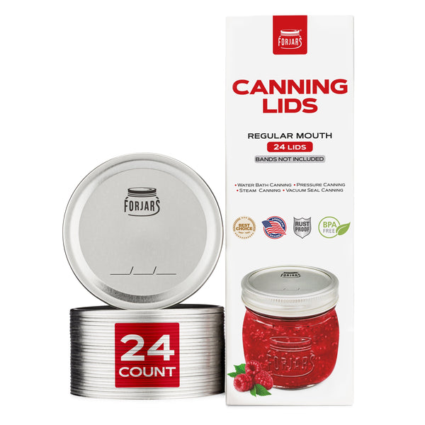 ForJars - 24 Regular Mouth Canning Lids
