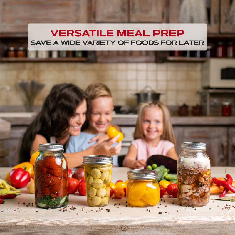 ForJars - 24 Regular Mouth + 24 Wide Mouth Canning Lids