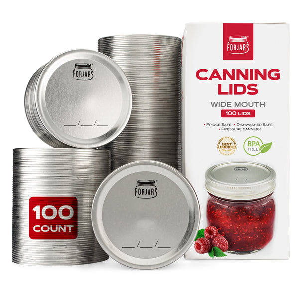 ForJars - 100 Wide Mouth Canning Lids